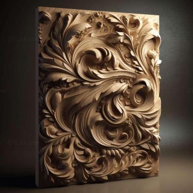 Patterns and decorations stl Hydronema 1 3d model